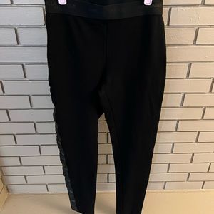 Karl Lagerfeld Tuxedo stripe leggings